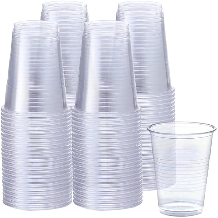 9OZ PLASTIC PP JUICE CUP CLEAR WOODYS (20PK X 50PCS)-1000CT