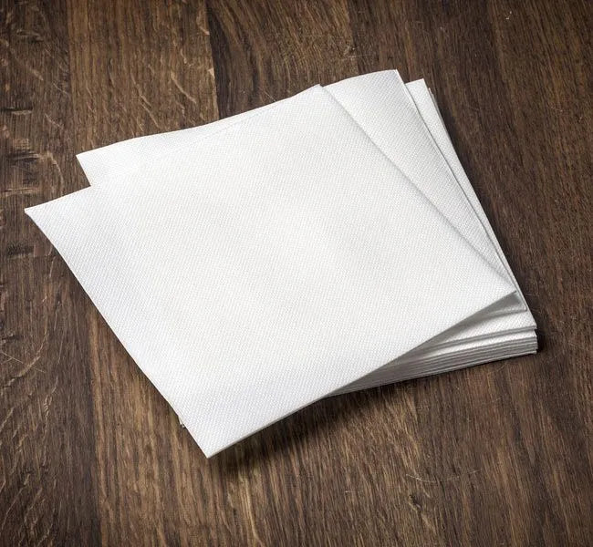12 X 11.5" PAPER NAPKINS LUNCHEON WHITE NAPS (20PK X 100PCS)-2000CT