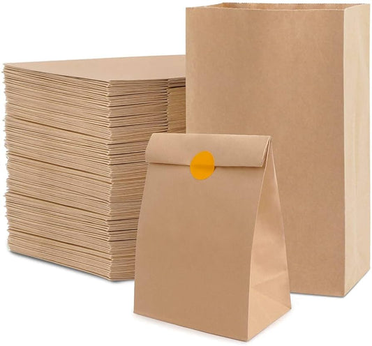 16LB PAPER BAGS BROWN LION (2PK X 500PCS)-1000CT