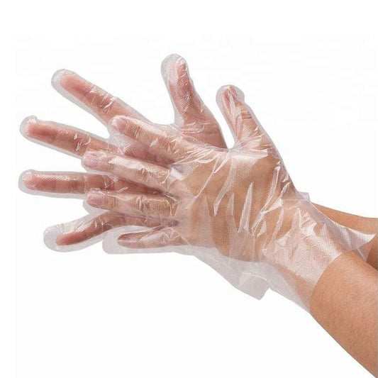 POLY FOOD SERVICE GLOVES CLEAR TOVA (100PK X100PCS) 10000CT