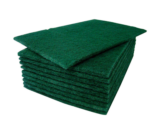 6'' X 9'' NYLON SCOURING PAD GREEN