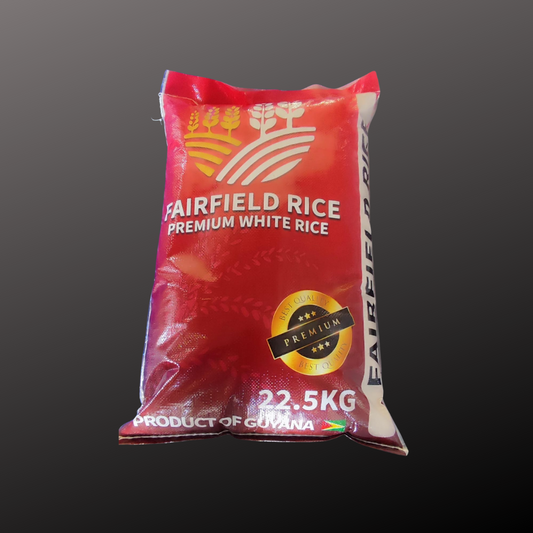 FAIRFIELD WHITE RICE-22.5KG APPROXIMATELY 50LBS PER BAG