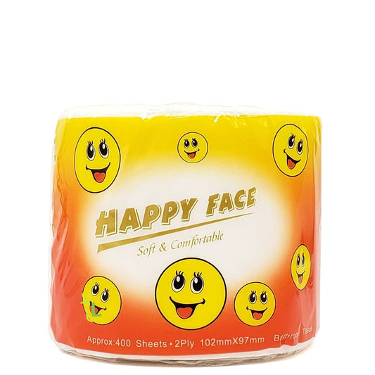 HAPPY FACE TISSUE 24 ROLLS