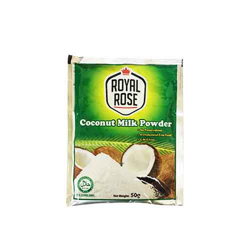 Coconut Milk Powder - ROYAL BRAND 144 Count (12 Packs X 12 Sackets 50g) | Restaurant Food Products in Bulk