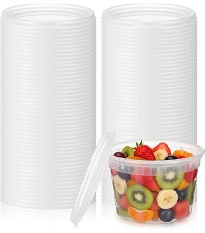 Deli Container Lids (10Pks X 50Pcs)--500 Count