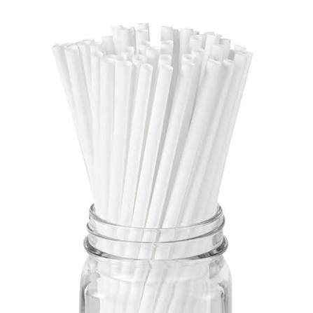 Paper Wrapped Smoothie Straws  10mm x 7.75" - Tova 1500 Count (30 Packs X 50 Pcs)