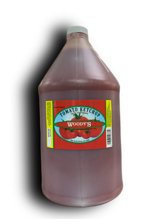 KETCHUP WOODY'S (4 X 1 GAL)-4 BOTTLES